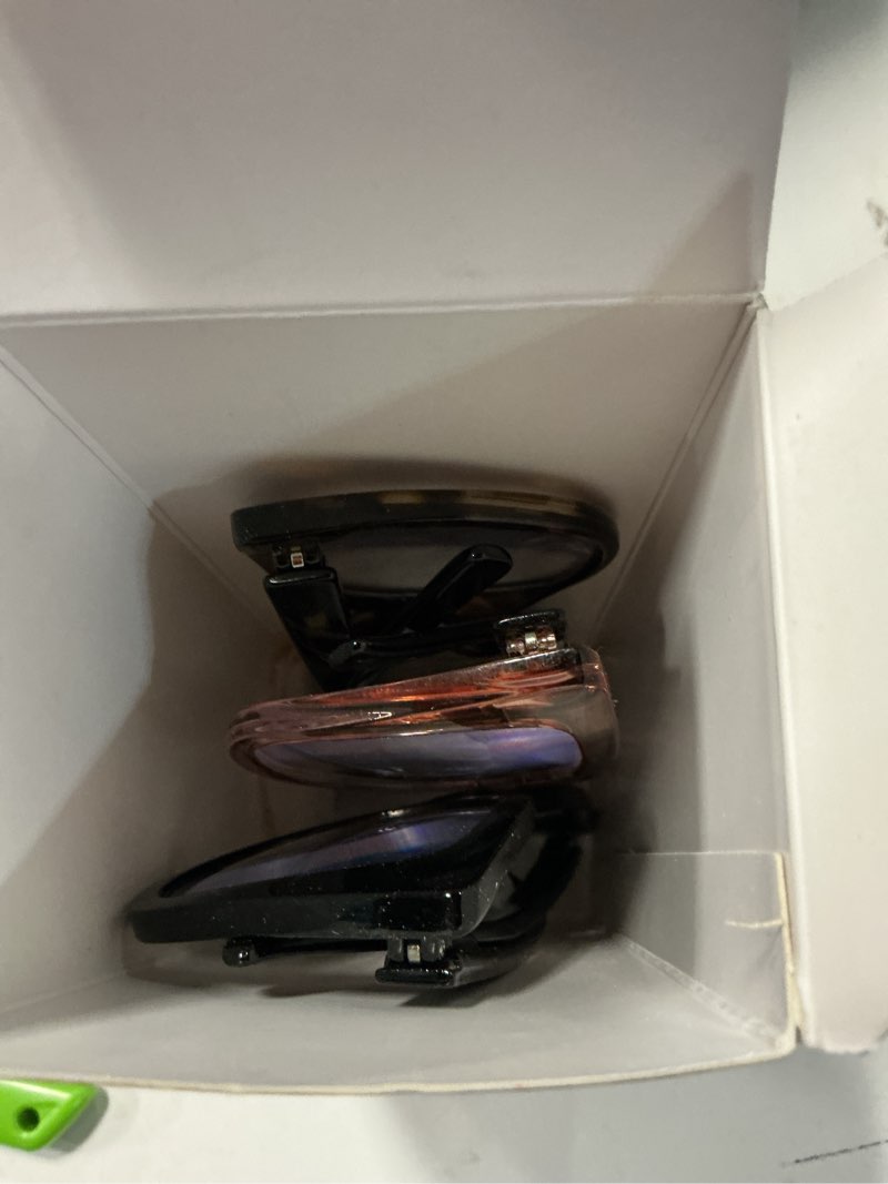 Condition photo showing Good Condition for AMOMOMA Retro Oversized Square Reading Glasses for Women Men Blue Light Computer Thick Womens Readers Spring hinge AM6015