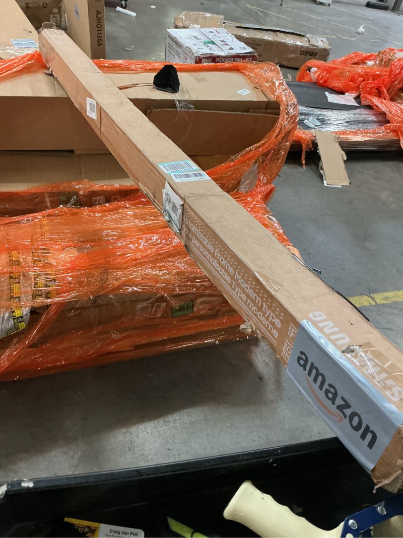 Condition photo showing As Is for Samsung 85” The Frame Customizable Bezel (2025 Model), Magnetic, Quick and Easy Installation, VG-SCFF85BWBZA, Modern Brown 85 Inch Pro Customizable Bezel Only Modern Brown