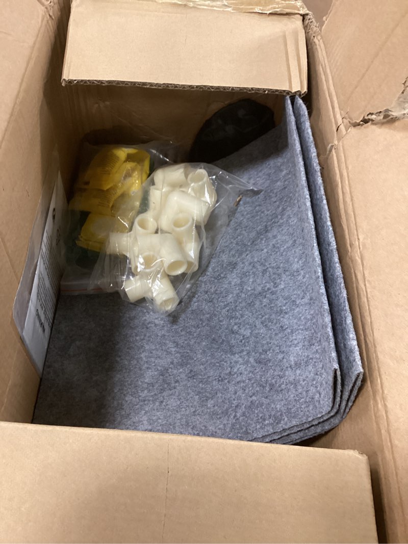 Condition photo showing Good Condition for Upgraded Sauna Box for Relaxation, Detoxification, Portable Sauna for Home with Steamer, Remote Control, Folding Chair, 9 Levels, 2.6’ x 2.6’ x 5.9’ Black