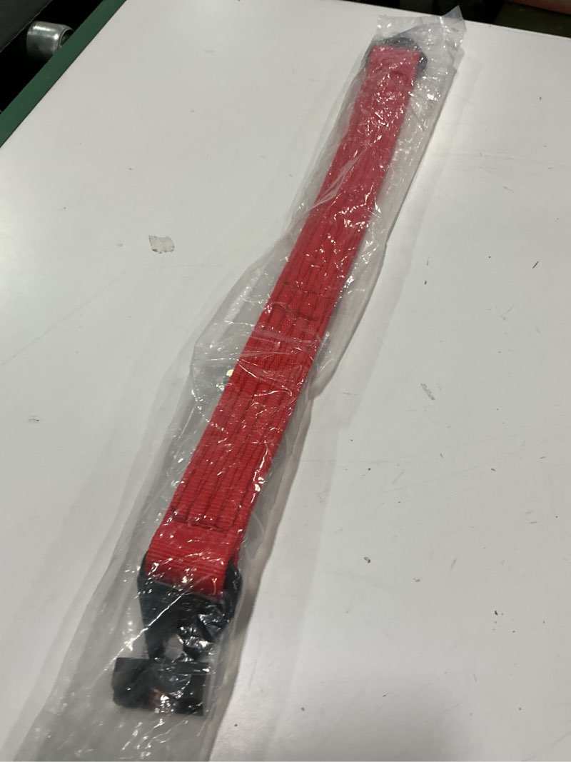 Condition photo showing New/Like New for RASTP Limit Strap, Premium Quad Wrap Limit Strap Car Hauler Axle Straps Truck Wrecker Wheel Tie Down Strap with 10,000 Lb Webbing Strength (26 Inch,Red) Red 26 Inch