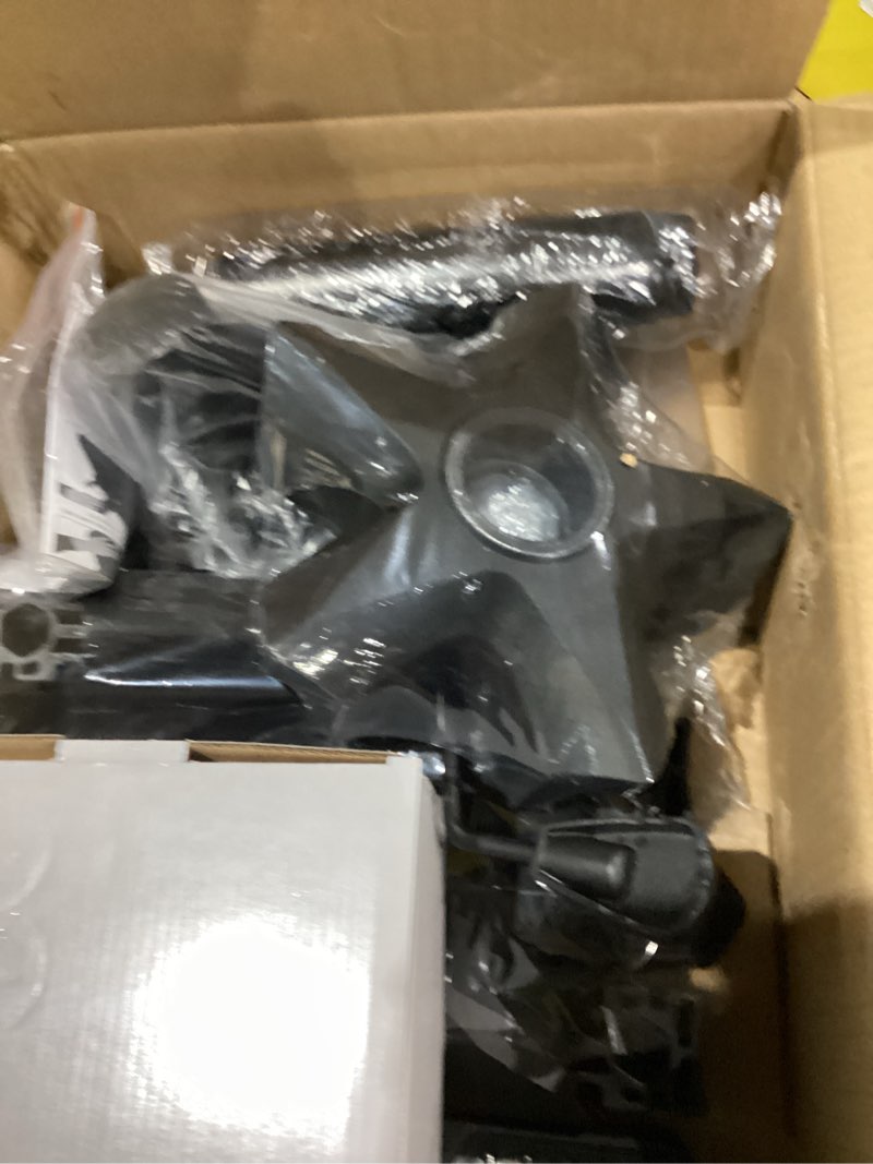 Condition photo showing As Is for Frassie Nylon Gaming Chair Base Replacement Set with Bottom Plate Mechanism Gas Cylinder, 5 Dual Rubber Wheels Black