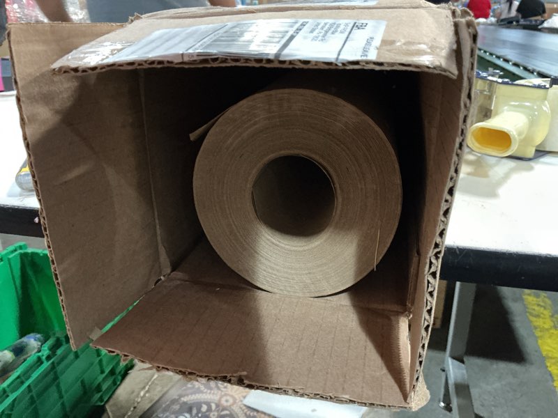 Condition photo showing New/Like New for floor protection paper 24" x 166 ft - usa-made brown rosin paper roll, 7 mil heavy-duty builders paper for painting, construction, hardwood floor cover - protection from paint, dust, foot traffic 332 sq ft (24" x 166' roll)