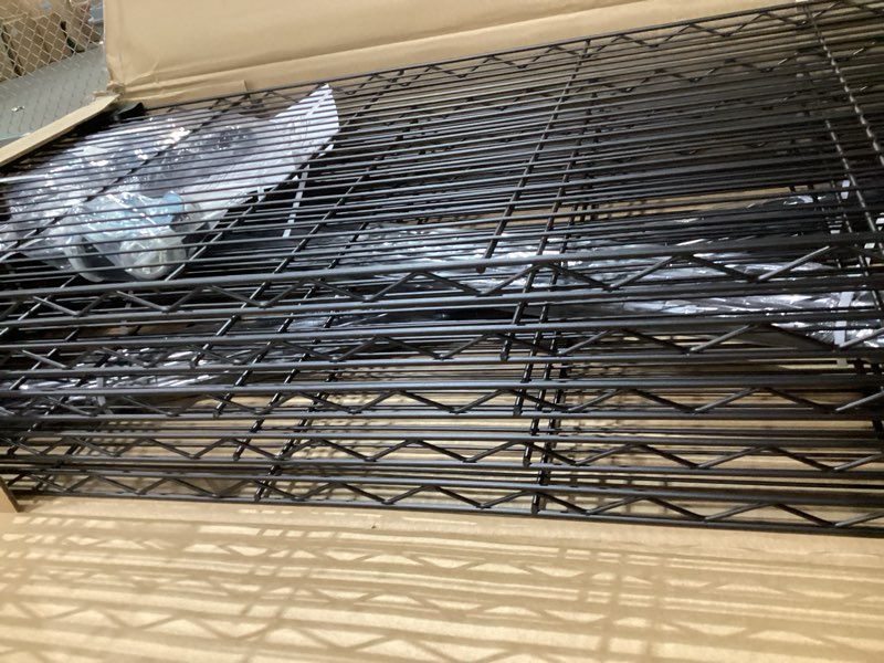 Condition photo showing Good Condition for VANZBON 5-Tier Heavy Duty Wire Shelving Unit,35.4" Wx18 Dx71 H,Wire Shelf Racks with Wheels,Height A