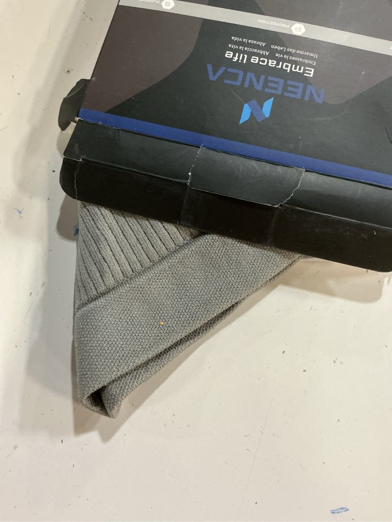 Condition photo showing Good Condition for neenca ultra-thin knee sleeve for knee pain, lightest knee compression sleeve with graphene ions infused fabric for pain relief, swelling, arthritis, poor circulation, running, sport xx-large gray - single
