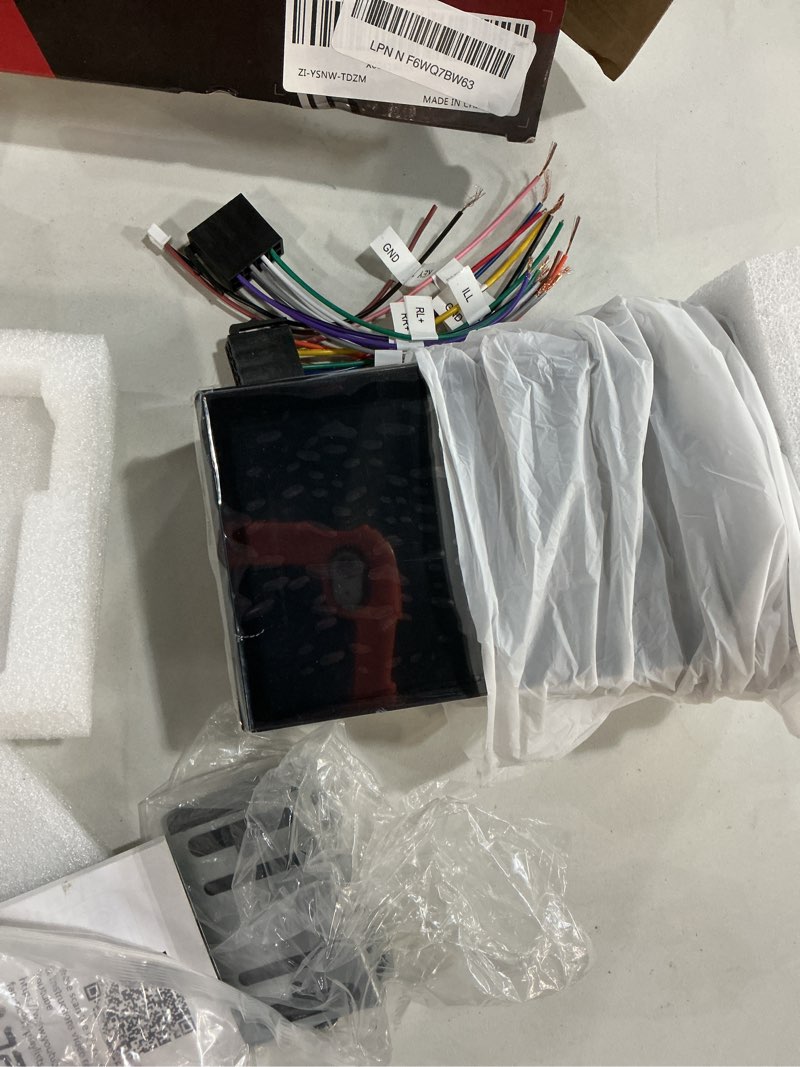 Condition photo showing Good Condition for leadfan double din car stereo radio support apple carplay&android auto, 7inch hd touchscreen double din radio with bluetooth, car audio receivers, camera, mirrorlink, fm radio, 2 usb/tf/aux/subwoofer double din wired carplay&android auto