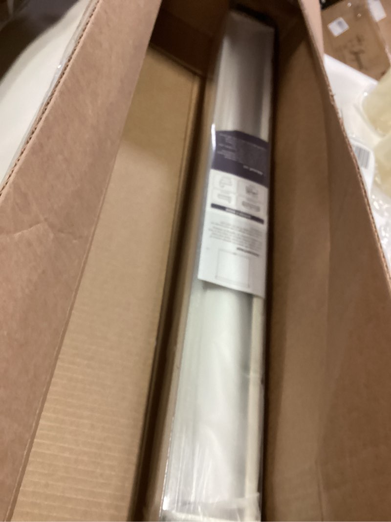 Condition photo showing New/Like New for AOSKY Blackout Roller Shades Cordless Blinds for Windows, Free-Stop Shades with Valance, Thermal Insulated Fabric, UV Protection, Blinds for Home and Office (24" W x 72" H, Linen Beige Linen Beige 24"W x 72"H