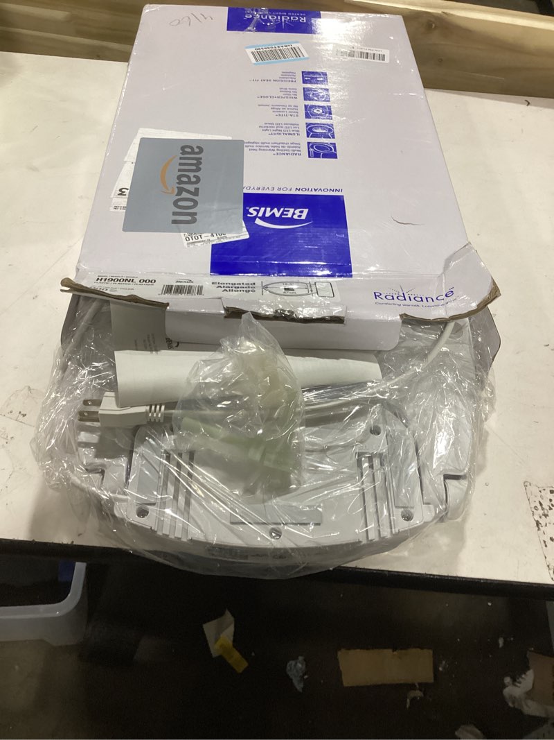 Condition photo showing Good Condition for Bemis Radiance Heated Night Light Toilet Seat, Slow Close Adjustable Fit Long Lasting Plastic Seat, Elongated, White