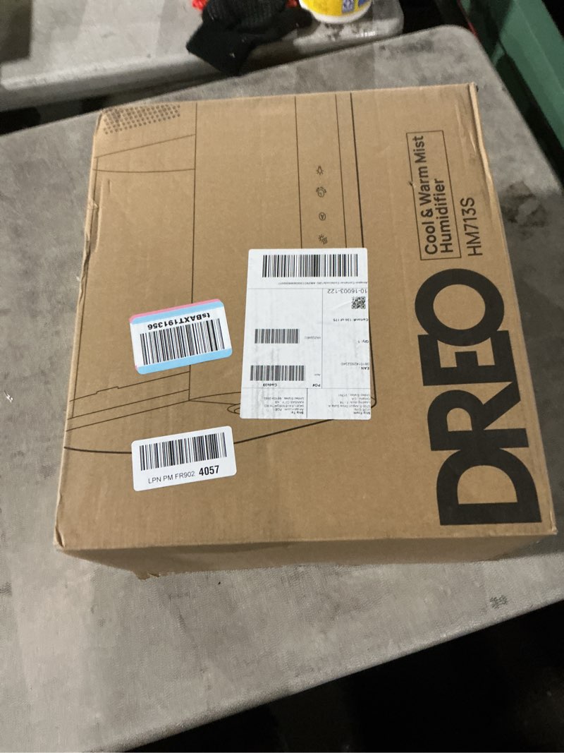 Condition photo showing Good Condition for DREO 6L Humidifiers for Bedroom, Smart Warm & Cool Mist for Large Room, 60Hr Quiet Runtime for Baby, Plant, Humidity Sensor, Indicator Light, 12H Timer, Google/Alexa, HM713S Silver