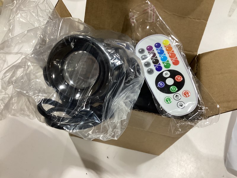 Condition photo showing Good Condition for 7w rgbw uplights indoor, spotlights indoor christmas led color changing uplights indoor with remote dimmable function memory feature led ambient lighting for party,bar,esports room,2 pack