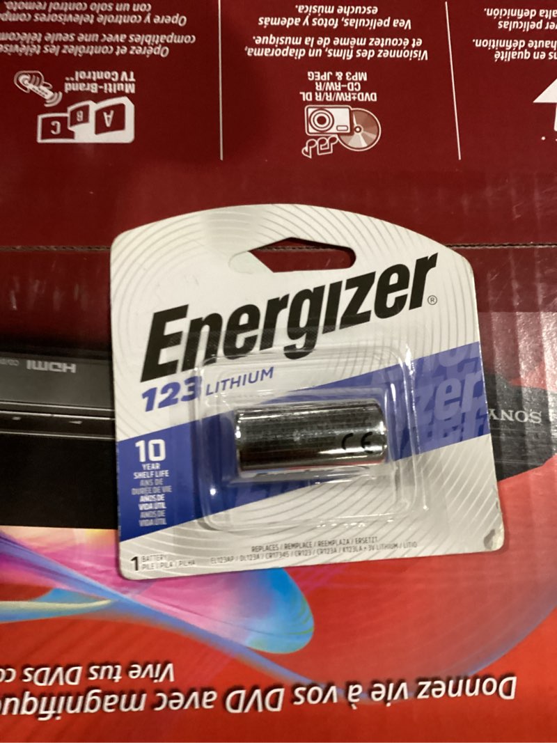 Condition photo showing Good Condition for energizer lithium 123 3 v camera battery 1 pk