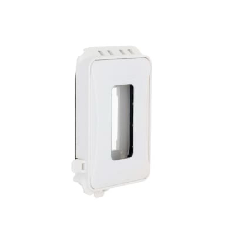 Hubbell 1 -Gang Rectangle White Plastic Weatherproof Electrical Box Cover