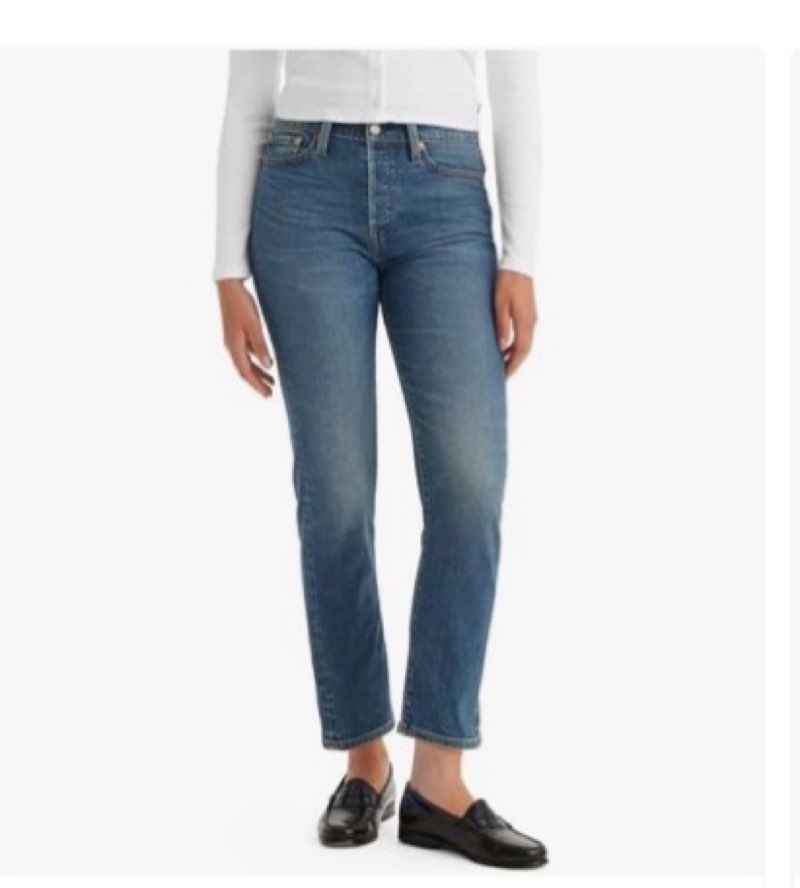 Levi's Women's Wedgie Straight Jeans, Maximum Effort, 28