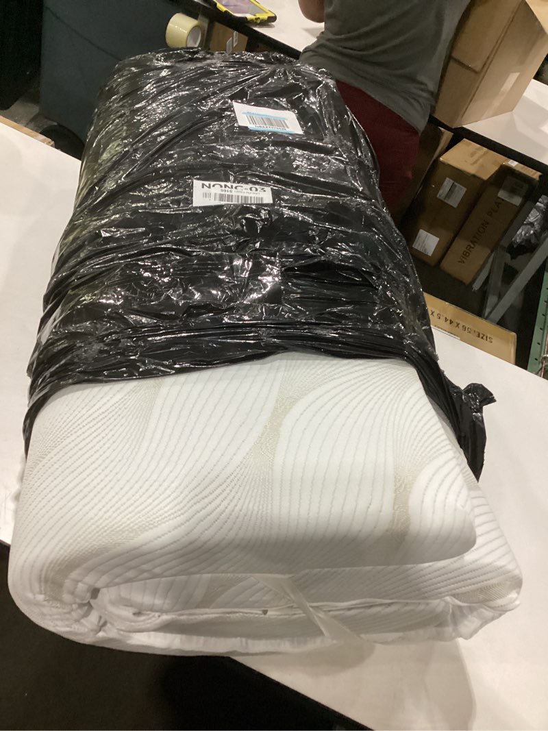 Condition photo showing Good Condition for extra firm mattress topper twin xl size 3 inch, cooling gel+bamboo high density mattress topper with removable cover, bed topper for pain relief,no smell,certipur-us,79x38 twin xl 3"- white - extra firm