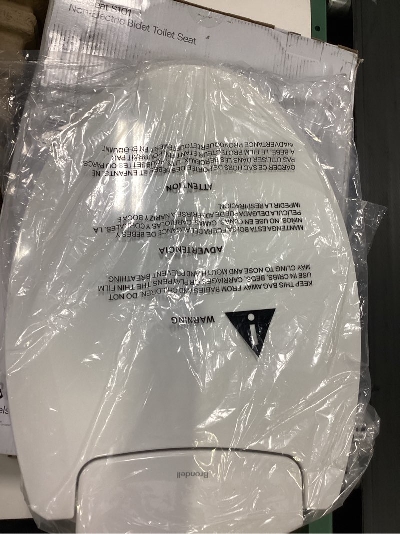 Condition photo showing Good Condition for brondell bidet toilet seat non-electric swash ecoseat, fits elongated toilets, white - dual nozzle system, ambient water temperature - bidet with easy installation