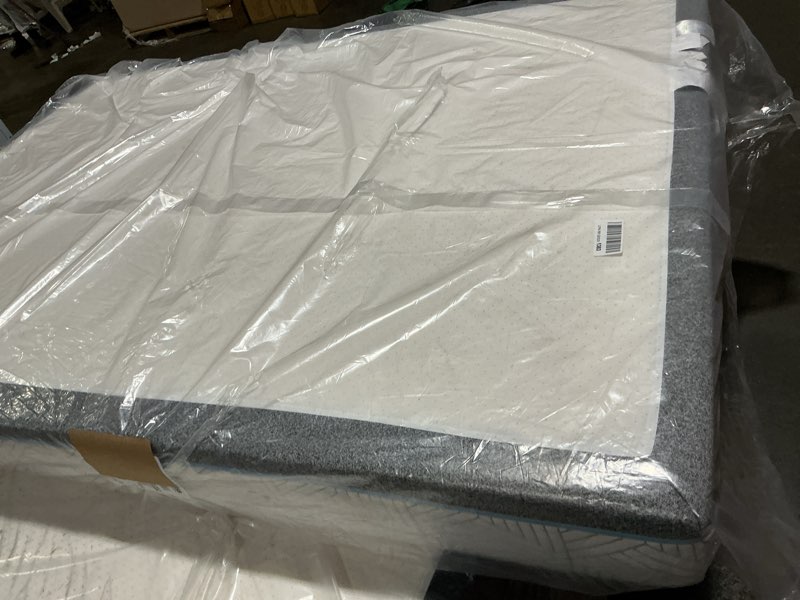 Condition photo showing As Is for fathom firm full mattress 8 inch memory foam mattress full size bed in a box for back pain relief and cool sleep with gel foam and removeable fiberglass free cover, certipur-us certified full 8 inch firm