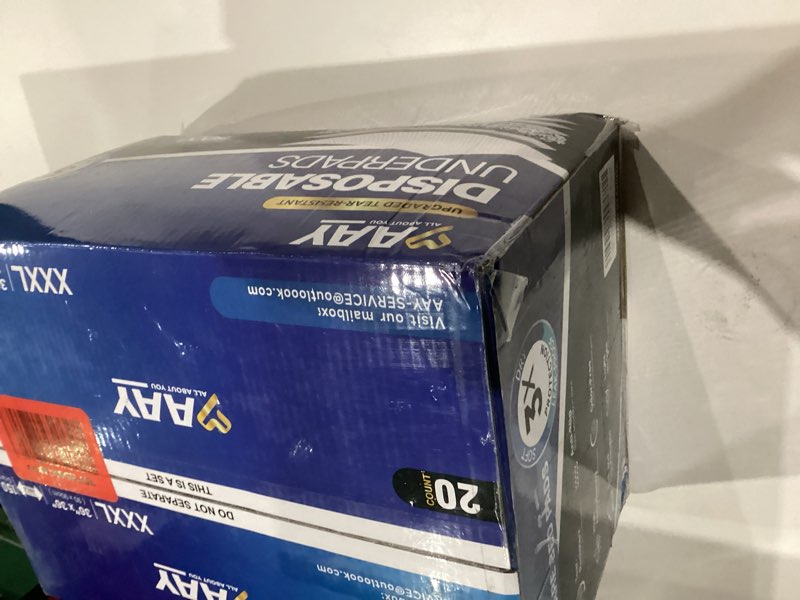Condition photo showing New/Like New for AAY Heavy Duty Chucks Pads 36"x36"Disposable Bed Pads(20 Count) for Incontinence Adult, 7-Layer Ultra Absorbent, Leakproof, Breathable & Comfortable for Adults, Babies and Pets 36x36-20