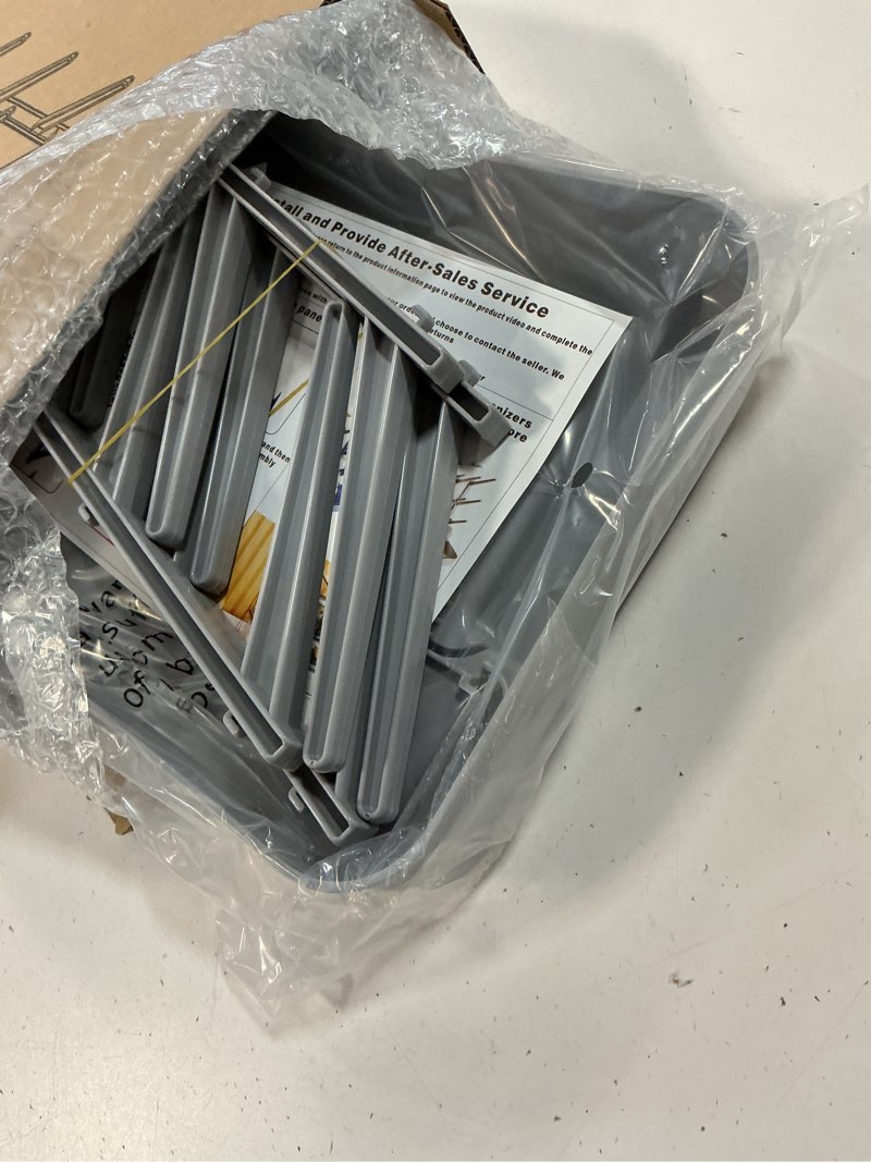 Condition photo showing Good Condition for gomaihe baby bottle drying rack: space saving vertical bottle dryer holder - baby accessories storage stand organize brushes pacifiers on countertop - bpa-free - gray