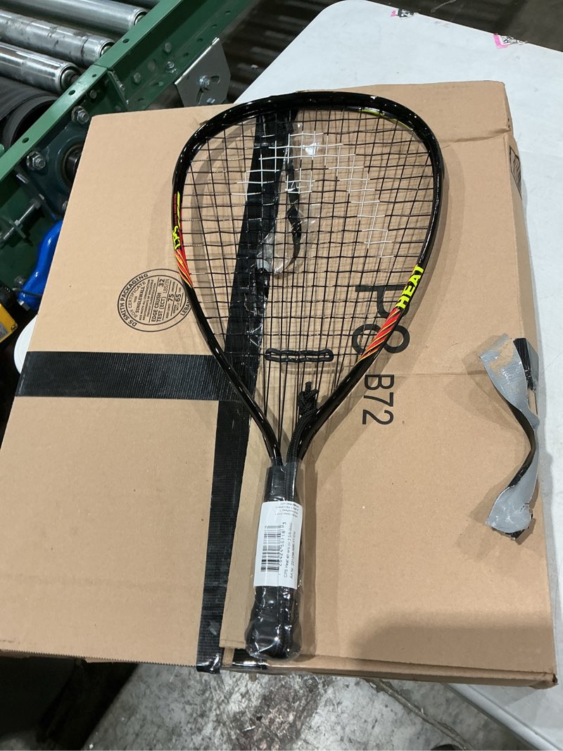 HEAD CPS Heat Racquetball Racquet – Pre-Strung Beginner Racquet with CPS Power Technology, Lightweight Frame, Damp Plus Vibration Control