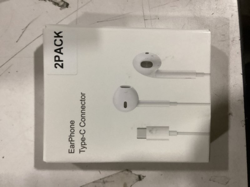 Condition photo showing New/Like New for usb c headphones for iphone 17 16 15, wired earbuds usb c with microphone & volume control, for apple headphones wired, earphones for iphone, android, ipad, galaxy s25 s24 ultra, pixel 9 ?2 packs?