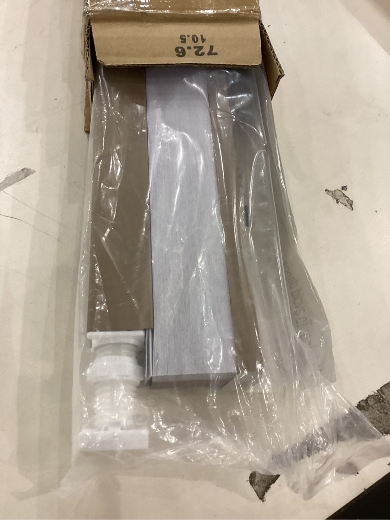 Condition photo showing New/Like New for LazBlinds Cordless Cellular Shades, No Tools No Drill Blackout Honeycomb Shades Pleated Blinds for Windows, 29'' W x 48'' H, Taupe Blackout-taupe 29'' W x 48'' H