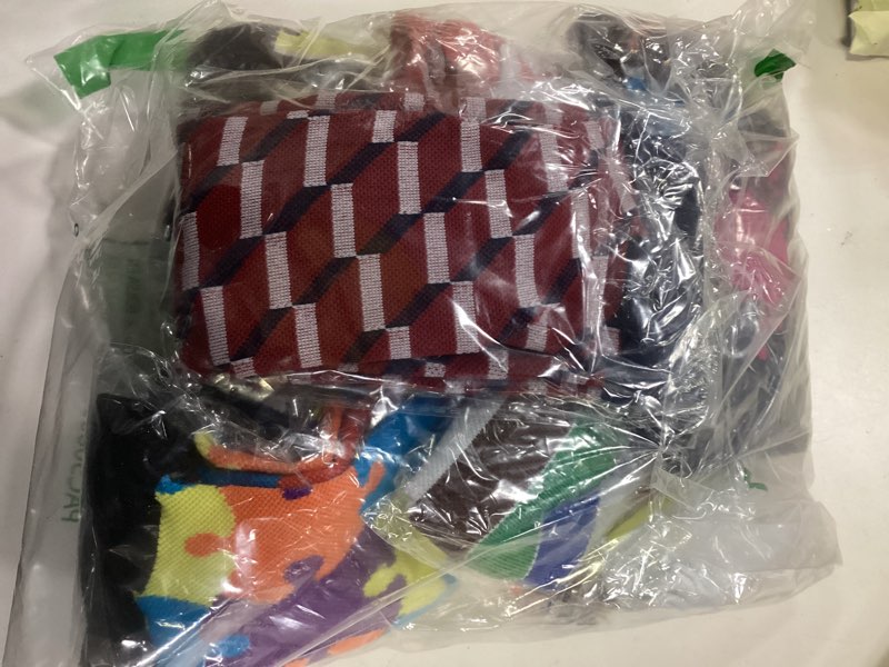 Condition photo showing New/Like New for QUXIANG Copper Compression Socks for Women & Men Circulation (8 Pairs) - Best for Running Athletic Cycling - 15-20 mmHg Small-Medium 18 Black/Black/Yellow/Yellow/Red/White/Red