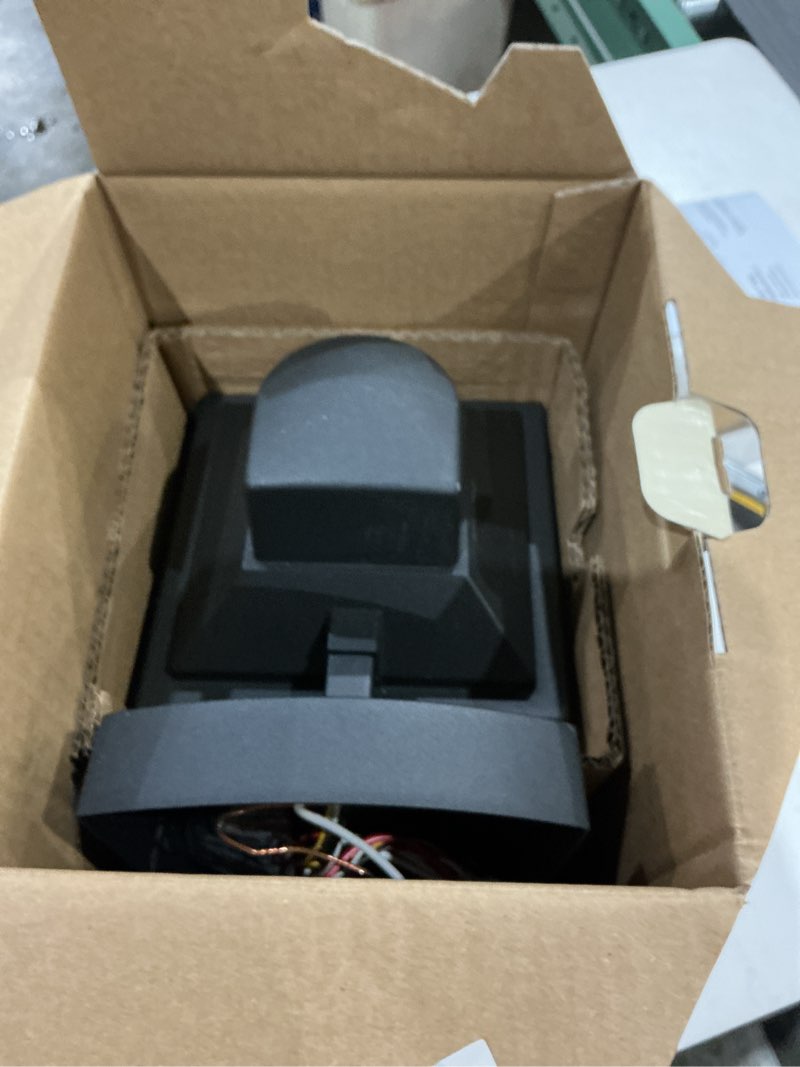 Condition photo showing Good Condition for allen + roth thorsen 1-light 11.5-in h black motion sensor dusk to dawn outdoor wall light