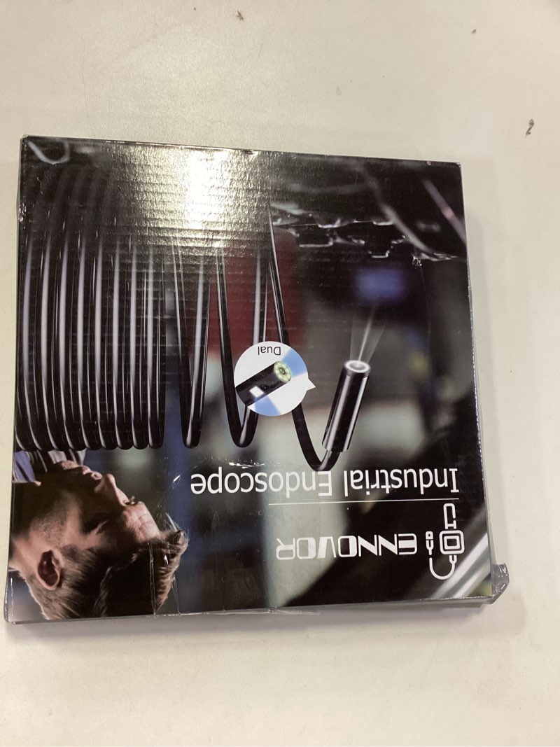 Condition photo showing New/Like New for Endoscope Camera with Light, 1920P HD Borescope Camera for iPhone, 16.4 Ft Semi-Rigid Snake Camera - 8 Adjustable LEDs, IP67 Waterproof Inspection Tools for iOS and Android, Cool Gadgets for Men