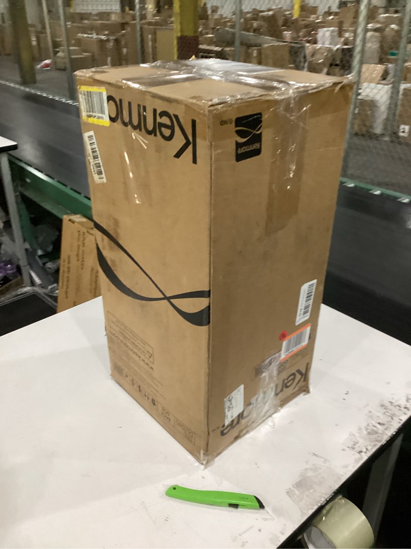 Condition photo showing As Is for Kenmore DU1040 Bagless Upright Vacuum Lightweight Cleaner with 4 Height Adjustment, Swivel Steering Design, 2 Cleaning Tools for Carpet and Hard Floor, Blue