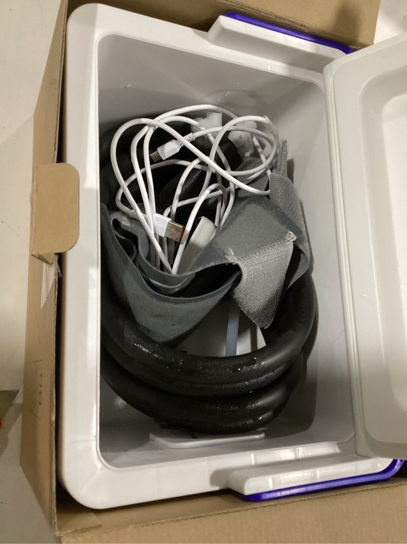 Condition photo showing Good Condition for Cold Therapy Machine, Built-in 3000mAh Battery, Cold Therapy for Knee Replacement, Ice Machine for Knee After Surgery, Cryotherapy Systems Suitable for Home use, Blue 8.5qt+knee