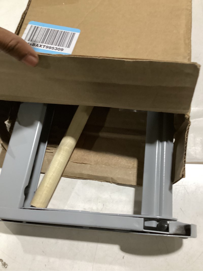 Condition photo showing New/Like New for 24" Wide Roll Paper Dispenser with Cutter for Desktop – Roll Dispenser with Straight Edge Cutter – Fits Craft, Freezer, Wrapping, Butcher Paper Roll or Cling Film – Heavy-Duty, Grey 24" Straight Edge Cutter