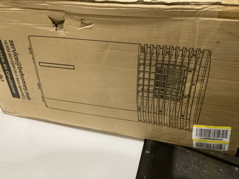 Condition photo showing New/Like New for FLOWBREEZE 24" Windowless Portable Air Conditioner, 15H Timer & 120°Oscillation, 3-IN-1 Portable AC Unit w/Remote, 2-Gal Tank, 3 Modes & Speeds, Ultra-Quiet Ventless Swamp Cooler for HomeOffice, Onyx