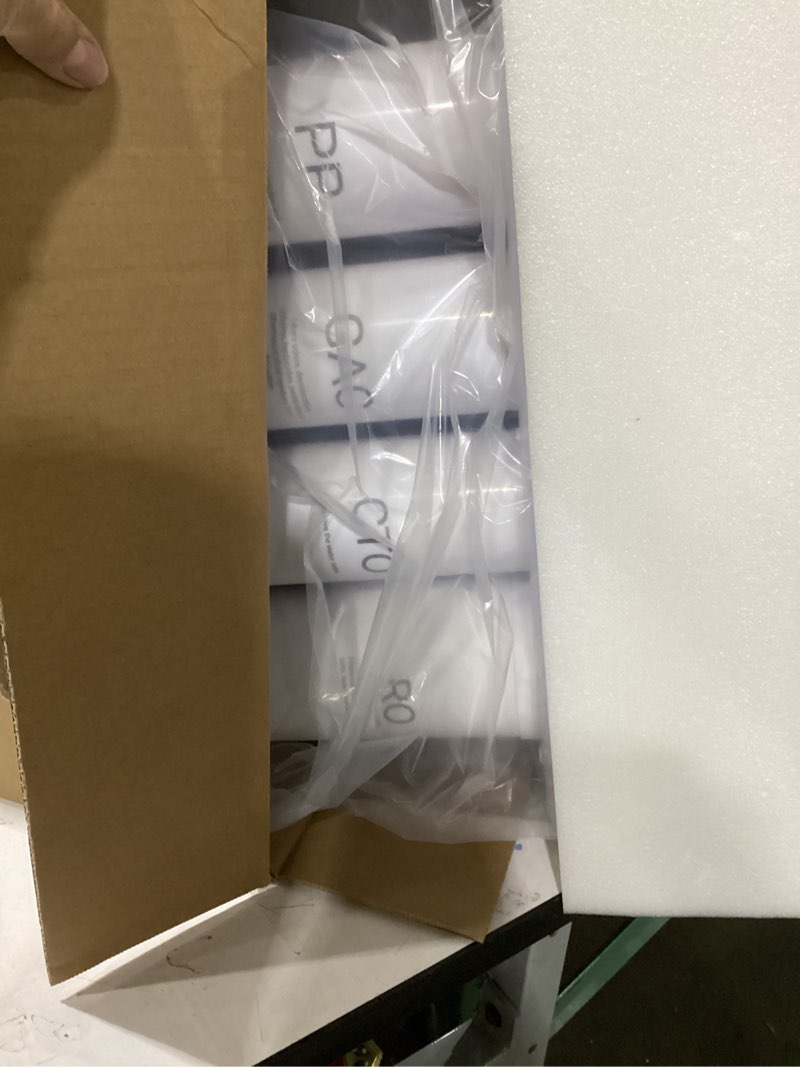 Condition photo showing Good Condition for ecoviva 800gpd undersink reverse osmosis system, german design with nsf/ansi 58 61 372 tankless 3:1 pure to drain 9-stage, 10 years robust alkaline ro water filtration, fully sealed noise reduction white