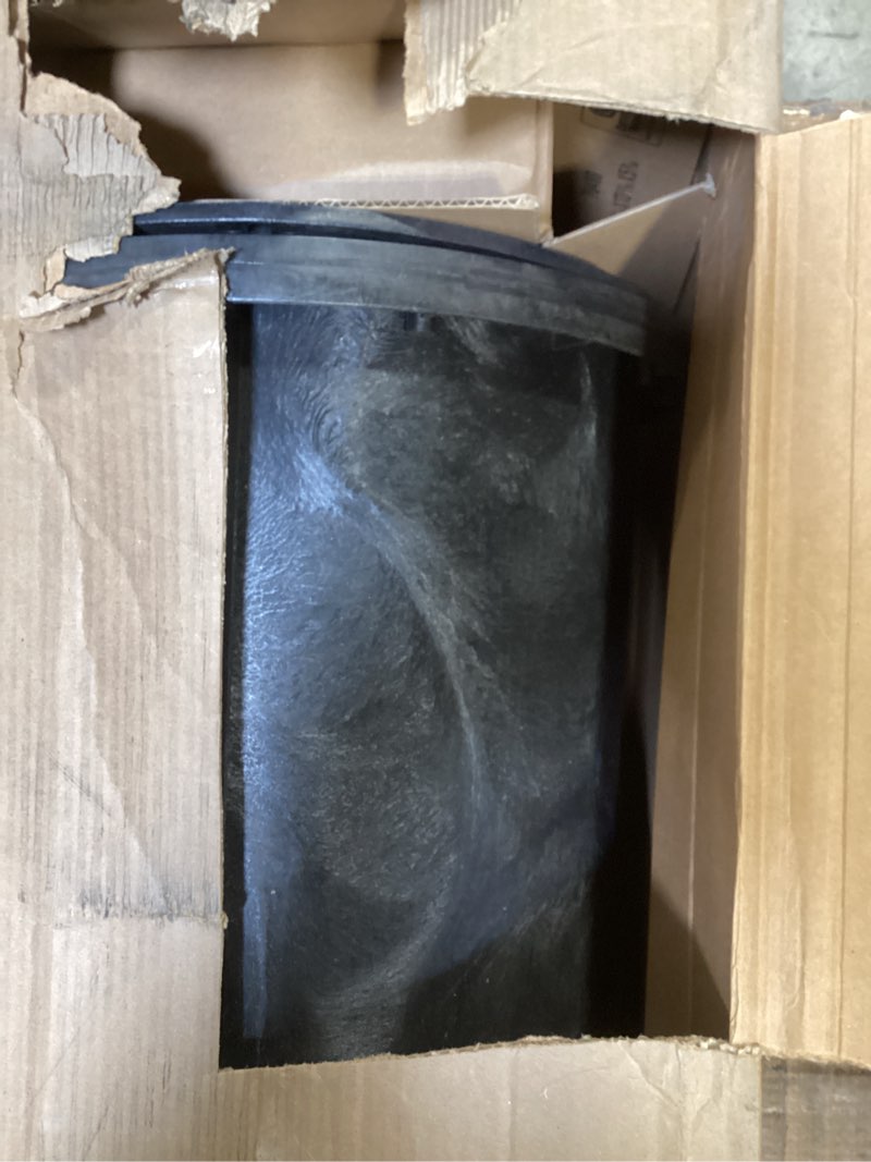 Condition photo showing As Is for superior pump 93020 1/2 hp 2" cast iron sewage pump system with vertical float switch , black