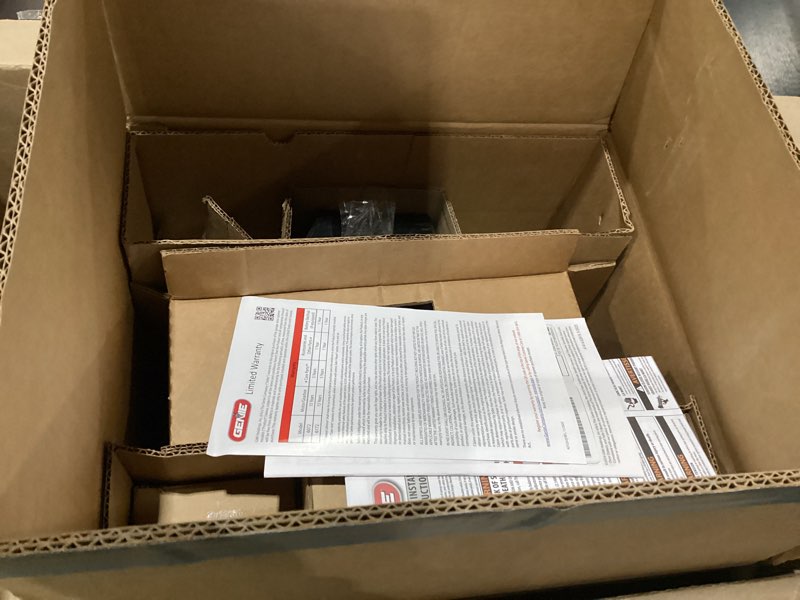 Condition photo showing Good Condition for genie b6172h wall mount smart garage door opener, dc motor lifts up to 14ft high 850lbs, black