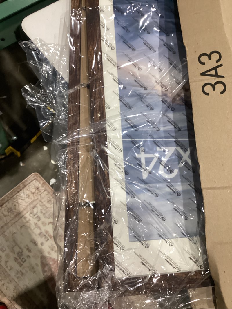 Condition photo showing Good Condition for 18x24 Picture Frame Brown 2 Pack, Display Pictures 16x20 with Mat or 18 x 24 Without Mat, Classic Poster Frame for Horizontal or Vertical Wall Mounting Brown 18x24