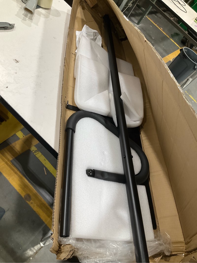 Condition photo showing Good Condition for 55"-62" hot tub handrail side safety rail, 360° swivel spa grab bar | heavy-duty powder-coated steel assist handle with anti-slip foam grip, fits most hot tubs, swim spas & pools, 600lbs capacity