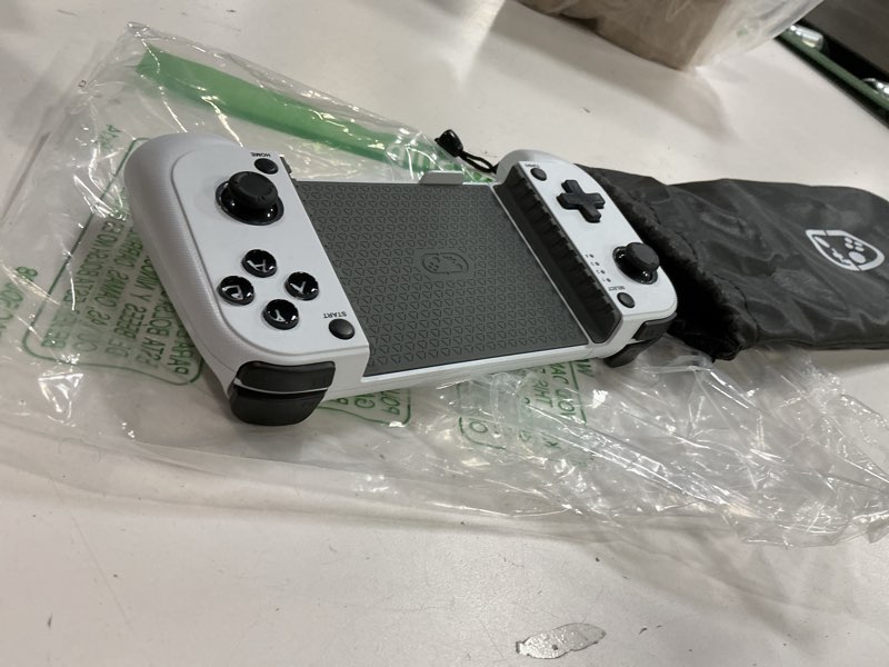 Condition photo showing As Is for ?anti-drift & fast-connect?wireless game controller for iphone/android | hall joysticks bluetooth phone controller, for cloud gaming, genshin impact, pubg, roblox, call of duty mobile gamers,white white-essential