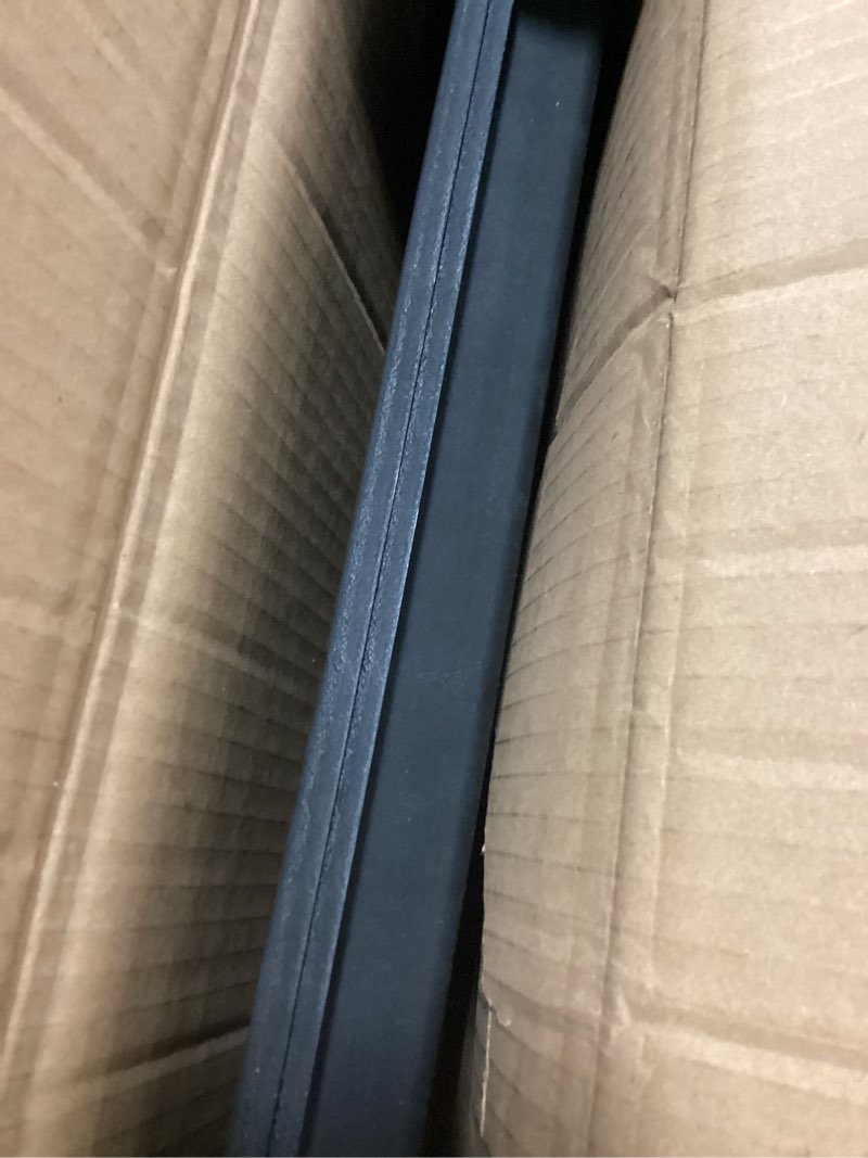 Condition photo showing Good Condition for ottomanson 15" x 30" multi-purpose boot tray – waterproof shoe & pet feeding spill tray, litter box & pee pad holder, painting & planting mat, 1.2" raised edge floor protection a black tray - 15" x 30"