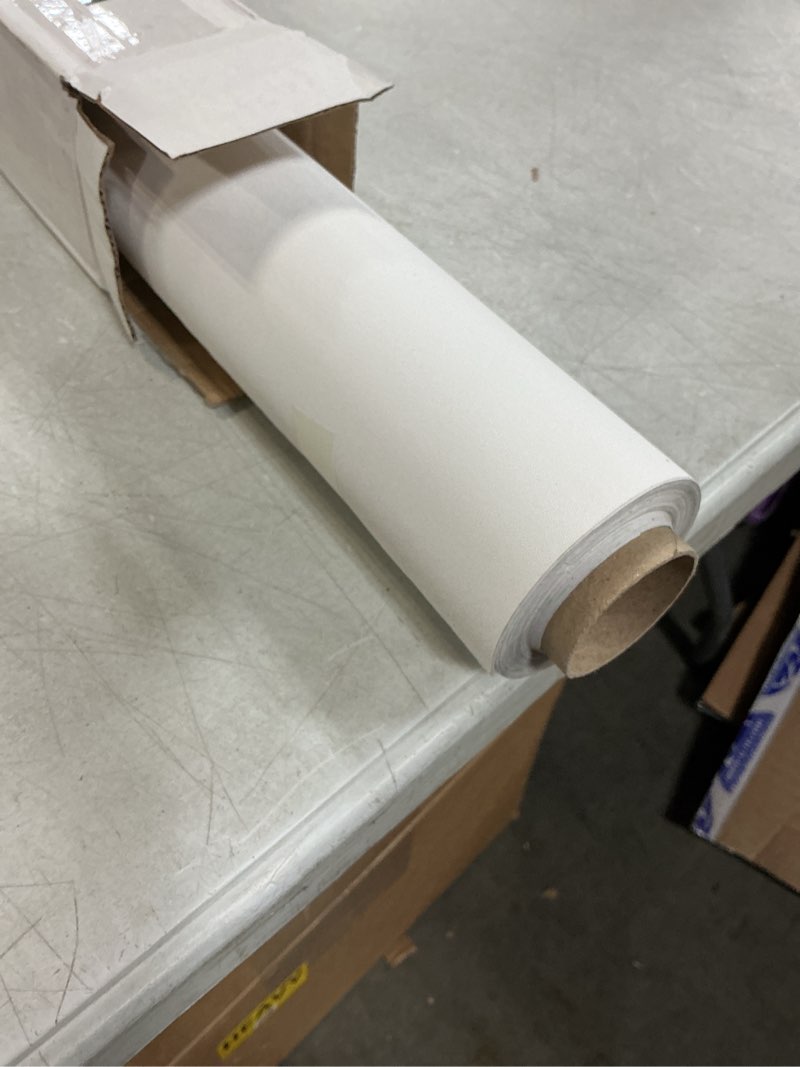 Condition photo showing Good Condition for 24"x394" White Peel and Stick Wallpaper Matte Solid Textured Embossed Self Adhesive Removable Waterp