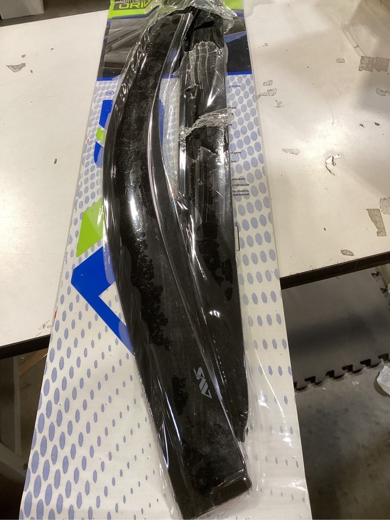 Condition photo showing Good Condition for Auto Ventshade [AVS] Outside Mount Rain Guards for 2019-2025 Chevrolet Silverado - GMC Sierra 1500; 2020-2025 SIL/Sir 2500 & 3500, Crew CAB ONLY | Window Vent Visors, 4 pcs. - Smoke | 94805 Outside Mount - Smoke