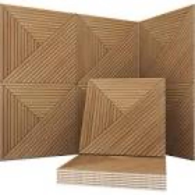 acoustic wall panels, 6 piece 23.62" x 23.62" peel and stick wall panels 72 x 48 inches haven panel divide