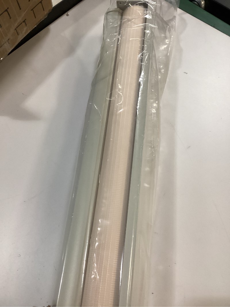 Condition photo showing Good Condition for Joydeco No Drill Zebra Blinds for Windows, Cordless Day & Night Dual Sheer Roller Shades, Easy Installation, Free-Stop Lift System, Light Filtering Privacy Blinds for Home(Beige,45" W x 75" H) A-beige (No Drill) 45"W x 75"H