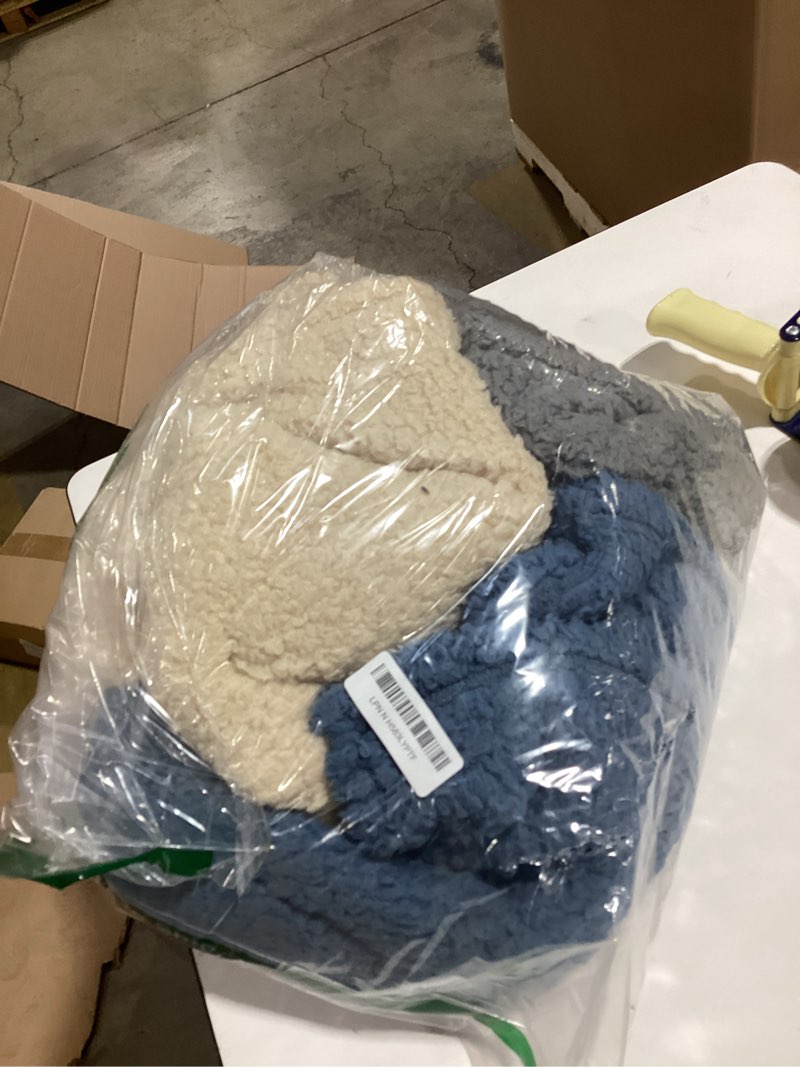 Luciphia 1 Pack 3 Calming Dog Blanket Fluffy Premium Fleece Pet Blankets Soft Sherpa Throw for Dogs 