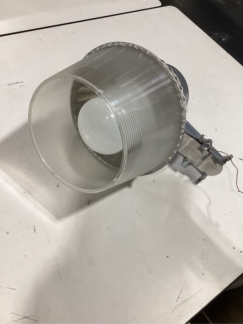 Condition photo showing As Is for lithonia lighting 3500 -lumen 200 -watt matter hardwired led outdoor area light (bulb included