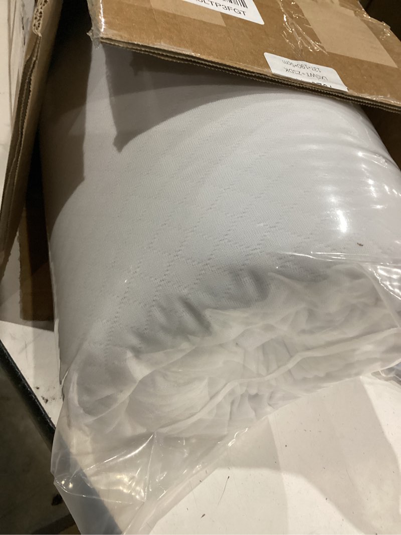 Condition photo showing Good Condition for sinweek 2 inch gel memory foam mattress topper full size, ventilated high density pad for back pain, bed topper with removable soft cover, certipur-us certified full 2 inch (white cover)