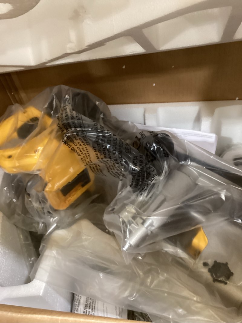 Condition photo showing As Is for DEWALT 20V MAX* 7-1/4-Inch Miter Saw, Cordless (DCS361M1) Multi