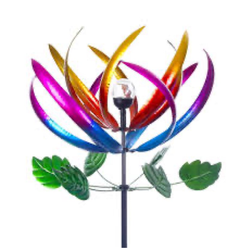 Foooqu Wind Spinner for Garden and Yard - Large Metal Kinetic Wind Sculptures for Outdoor Decor 80 I