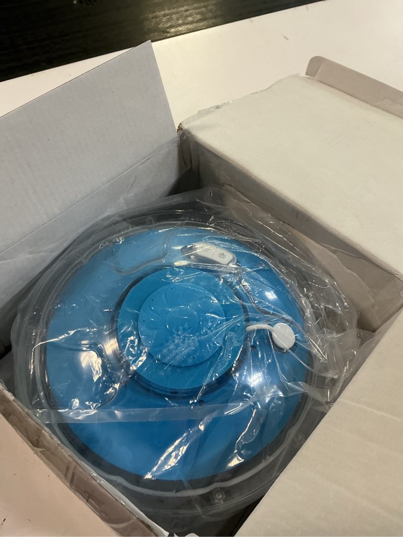 Condition photo showing Good Condition for 2026 upgraded pool fountain,8000mah rechargeable pool water fountain with light,large floating pool fountain,4ft spray swimming pools fountains pump for above ground & inground pools fountains-blue