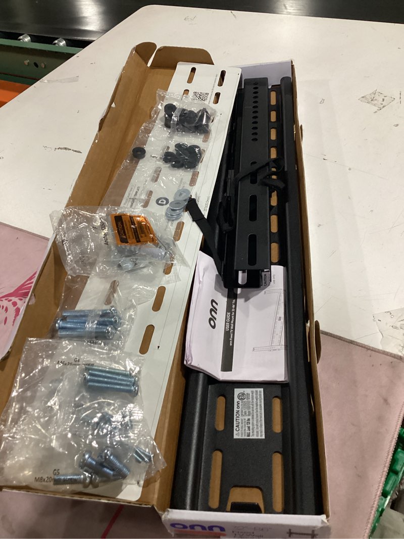 Condition photo showing Good Condition for onn. fixed tv wall mount for tvs 32" to 86", holds up to 120 lbs