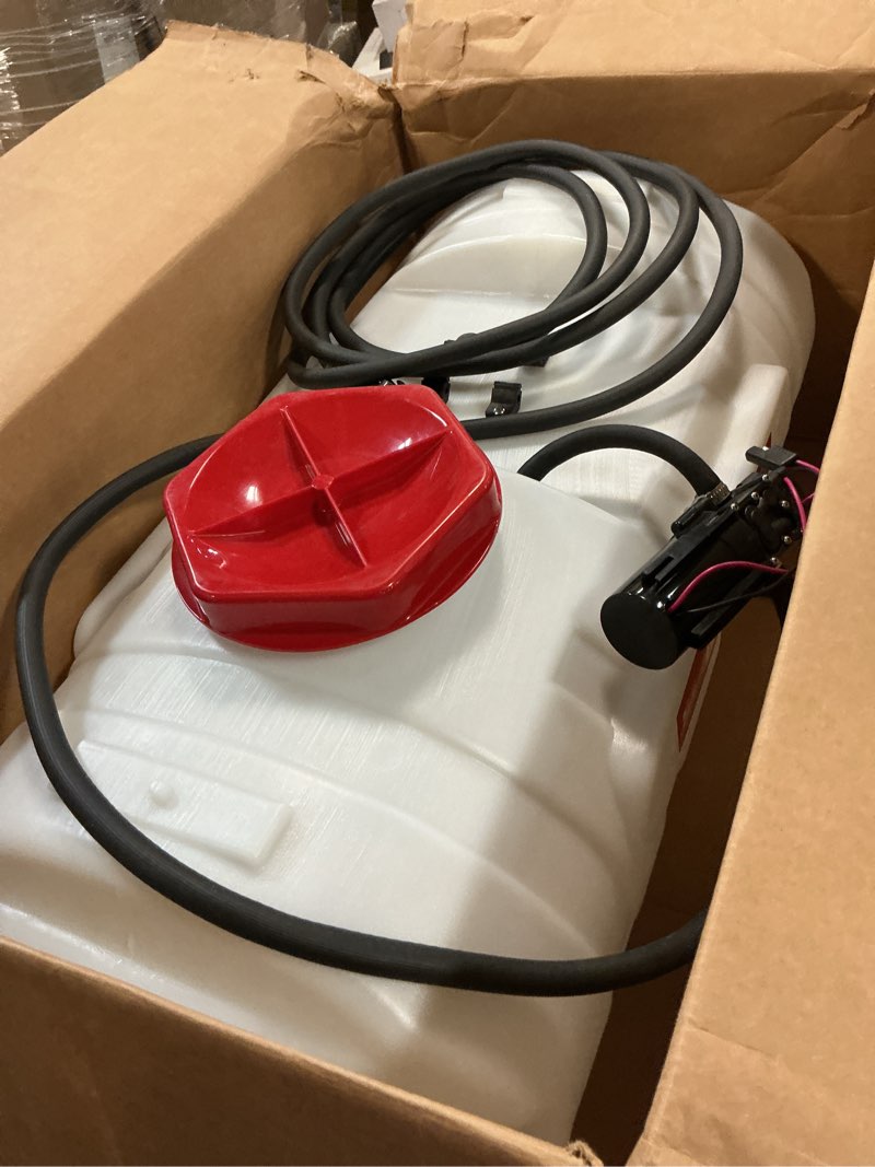 Condition photo showing Good Condition for Chapin 97154 Made in The USA 15 Gallon, High Performance 1 GPM Mounted ATV/UTV Spot Sprayer with 6 Inch Tank Opening, up to 60 PSI, 18 Inch Wand, Translucent White 15-Gallon